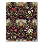 Ornate Chateau Floral Garden Arrangement Rug