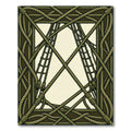 Nautical Rope Frame Bordered Rug