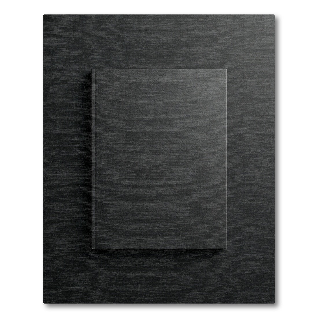 Matte Black Hardcover Book Rug