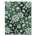 Jade Petal Vine Arrangement Rug