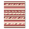 Crimson Blush Ombre Stripe Rug