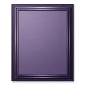 Amethyst Textured Layered Rectangle Frame Rug