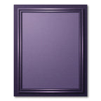 Amethyst Textured Layered Rectangle Frame Rug