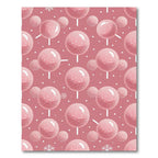 Pink Lollipop Snowfall Candy Rug