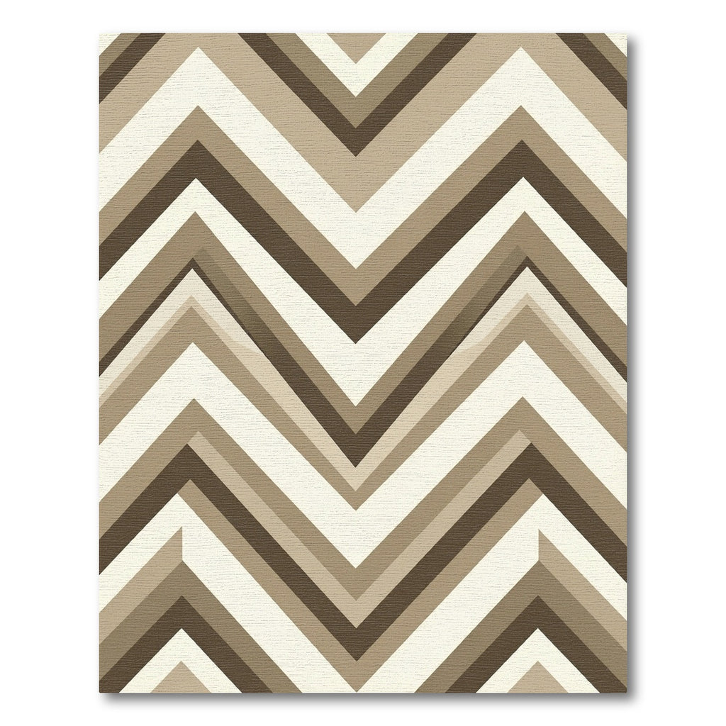 Shaded Earth Tone Chevron Vibe Rug