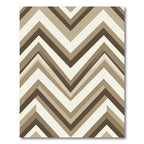 Shaded Earth Tone Chevron Vibe Rug