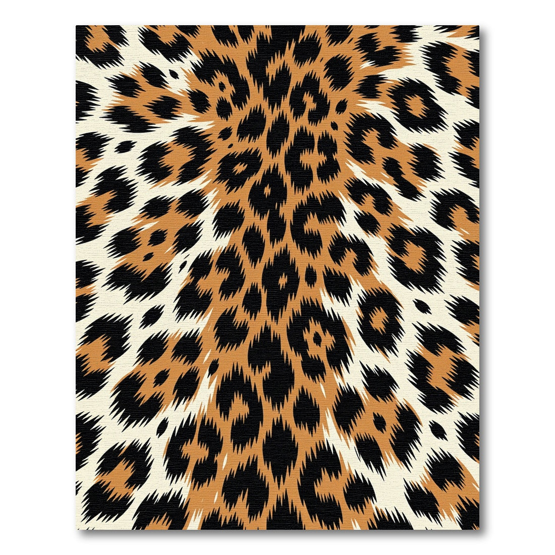 Bold Animalistic Leopard Spot Rug