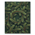Lush Forest Green Pine Needle Wreath Rug