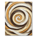 Earthy Swirl Strokes Rug