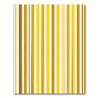 Modern Golden Ochre Vertical Stripe Rug