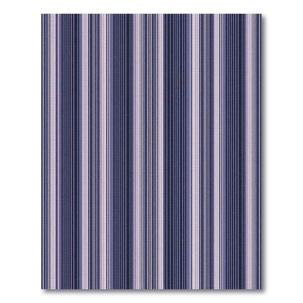 Varied Indigo Fine Stripe Rug