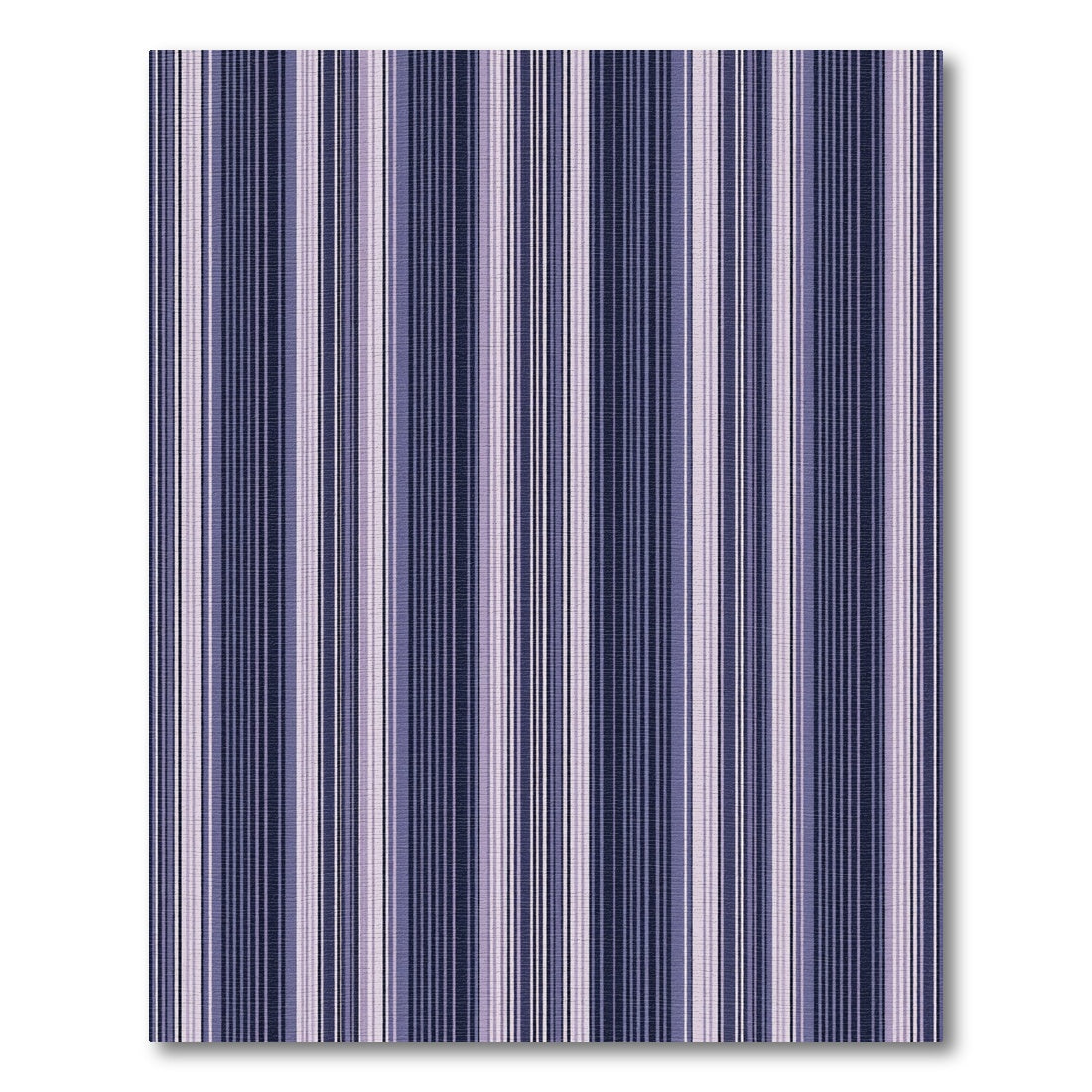 Varied Indigo Fine Stripe Rug