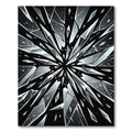 Shattered Ice Crystal Burst Rug