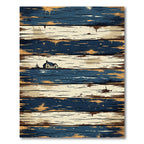 Coastal Farmhouse Navy Striped Shoreline Rug