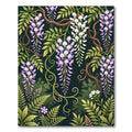 Lavender Wisteria Over Twine Vines Rug