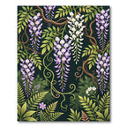Lavender Wisteria Over Twine Vines Rug