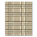 Classic Beige Plaid Tartan Check Rug
