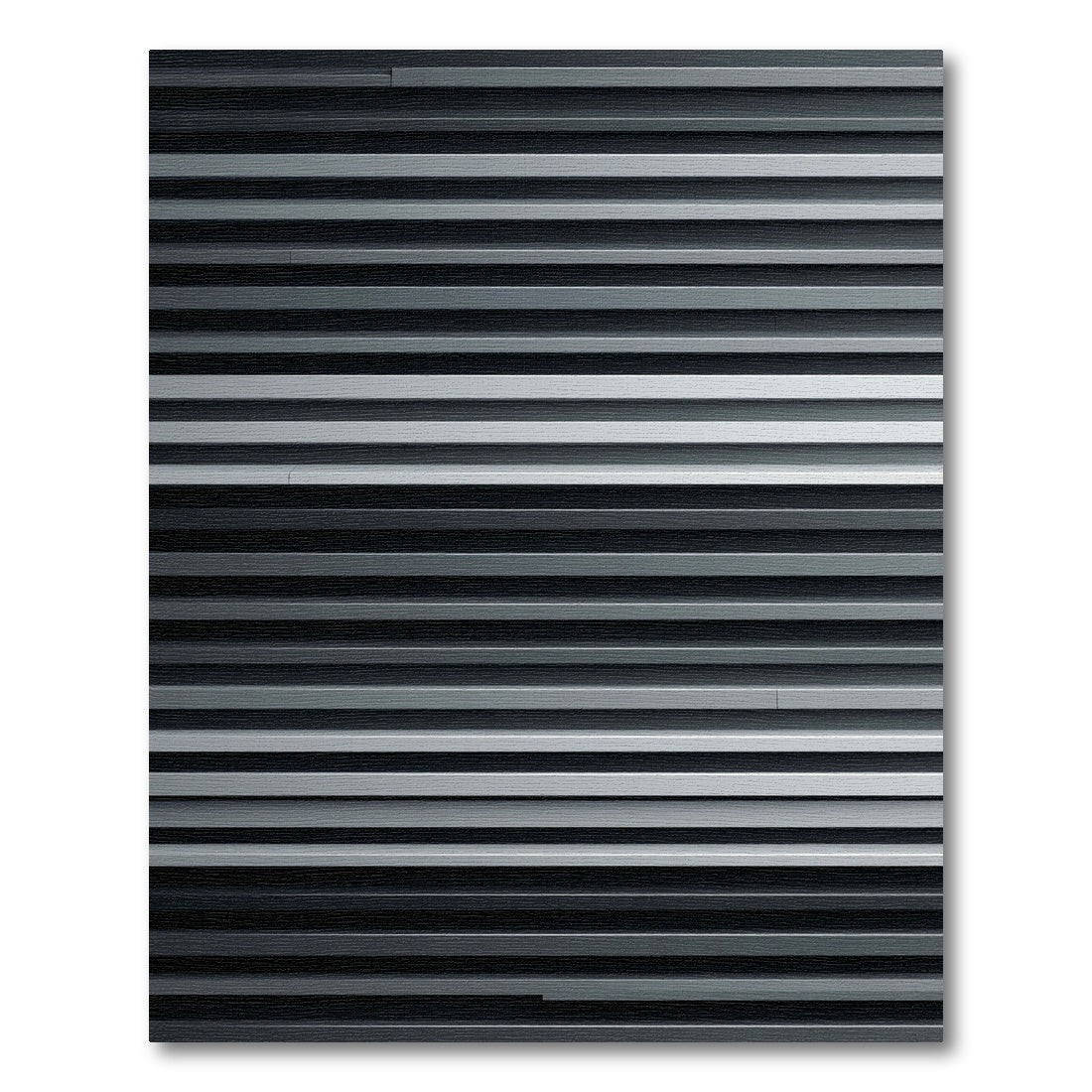 Minimalist Linear Gray Monochromatic Stripe Rug