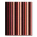 Graduated Red Vertical Stripe Rug