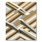 Geometric Escher Illusion Staircase Rug