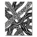 Monochrome Abstract Animal Print Flow Rug