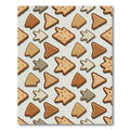 Earthy Bread Slice Geometric Arrow Quilt Rug