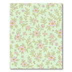 Pastel Pink Blossom Branch Pattern Rug