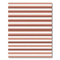 Terracotta Cream Striped Horizon Rug