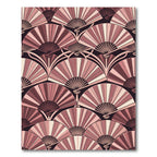 Art Deco Blush Fan Arch Rug