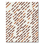 Earthy Tones Diagonal Dash Rug