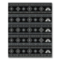 Tribal Compass And Teepee Pattern Rug