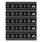 Tribal Compass And Teepee Pattern Rug