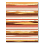 Earthy Sunset Horizon Stripe Rug