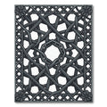 Intricate Dark Gray Celtic Knot Rug