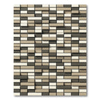 Abstract 3D Brick Texture Rug