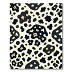 Monochrome Abstract Organic Spotted Wool Rug