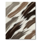 Earthy Tones Brushstroke Swirl Rug