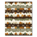 Earthy Tone Geometric Zig Zag Rug