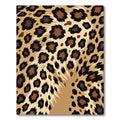 Golden Brown Animal Print Spots Rug