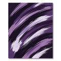 Abstract Purple Swirl Brush Stroke Rug