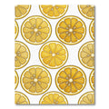 Cheerful Yellow Citrus Fruit Slice Rug