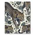 Sophisticated Spotted Leopard Cream Animal Rug