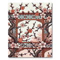 Cherry Blossom Lattice Window Rug