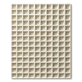 Cream Grid Architectural Geometric Rug