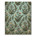 Vintage Sage Botanical Meadow Wildflower Rug