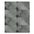Industrial Charcoal Speckled Distressed Slate Texture Rug