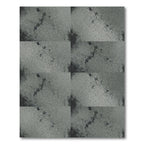 Industrial Charcoal Speckled Distressed Slate Texture Rug