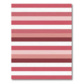 Modern Pink Stripe Horizontal Composition Rug