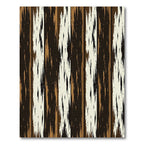Distressed Vertical Wood Grain Stripes Rug