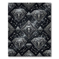 Celestial Silver Diamond Constellation Galaxy Rug